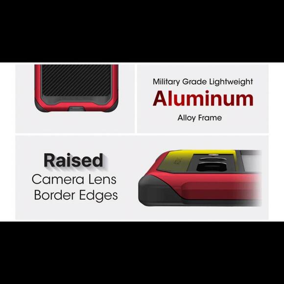 Ghostek ATOMIC slim Clear Phone Case Pixel Pro 7 For Women Pink Metal Bumper - Picture 6 of 9